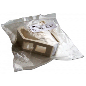 Рамка на DIN-рейку для установки модуля типа Keystone, белая